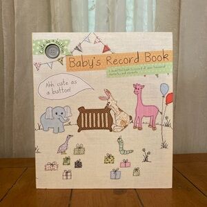Like New Baby’s Record Book Cute As A Button By Parragon Books 96 Page Hardcover